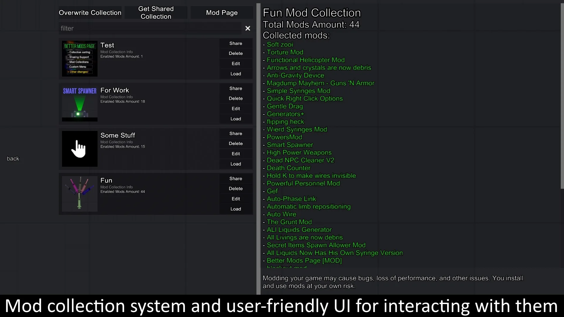01 STUDIO • Better Mods Page [MOD]